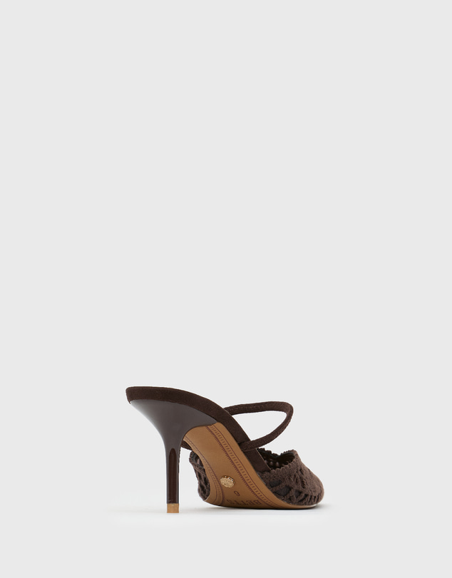 Betts - Oasis Crochet Pointed Toe Heels