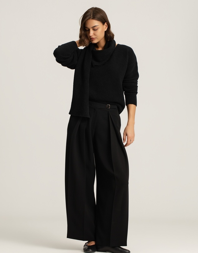 IDA+S - Seren Wool Scarf Jumper