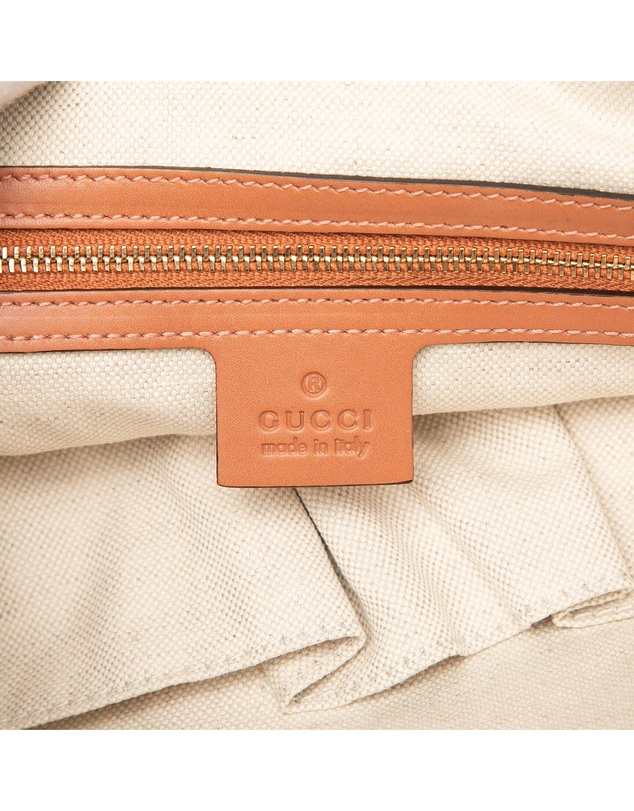 Gucci - Pre-Loved GG Canvas Heart Bit Satchel
