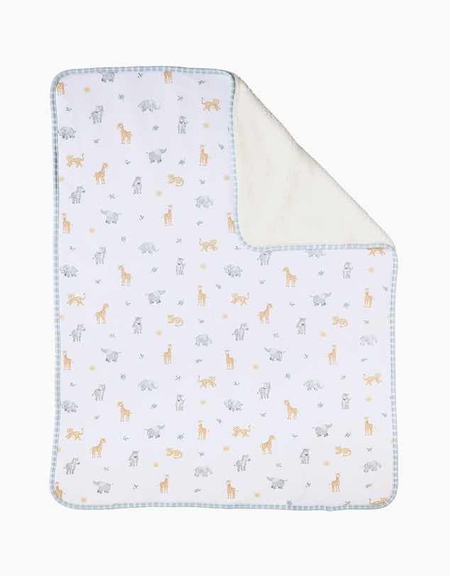 Living Textiles - Sherpa Blanket - Roam & Roar