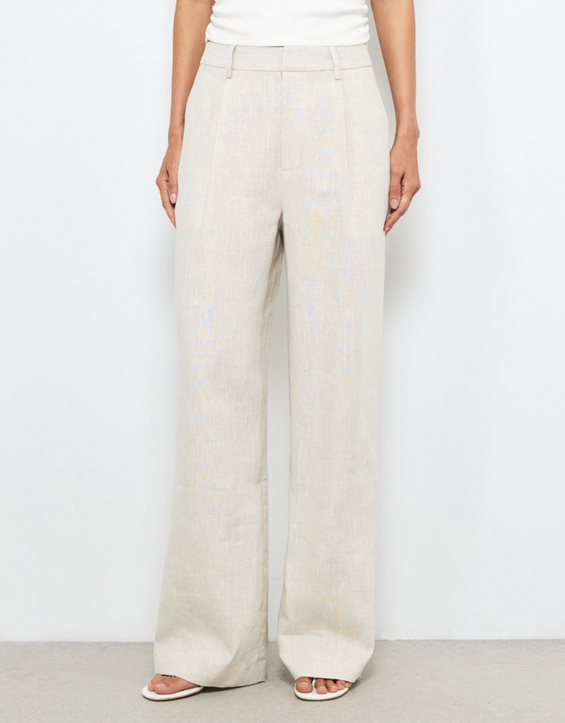 AERE - Straight Leg Linen Pants
