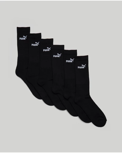 Puma - 6-Pack Elements Crew Socks