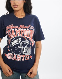 Vintage by The Real Deal - Pre Loved - Vintage 1987 NFL New York Giants Super Bowl Tee