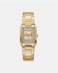 DKNY - Logo Gold Stainless Steel 23x30mm Watch