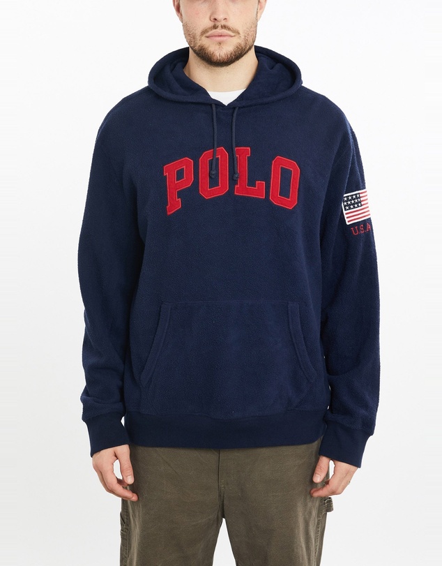 Vintage by The Real Deal - Pre Loved - Vintage Polo Ralph Lauren Hooded Fleece Sweatshirt