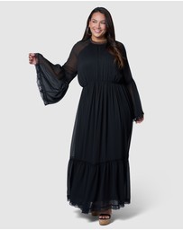 The Poetic Gypsy - Echoed Maxi Dress