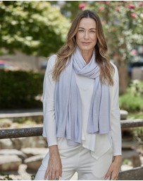 Bamboo Body - Bamboo & Recycled Cashmere Wool Travel Wrap - Heather