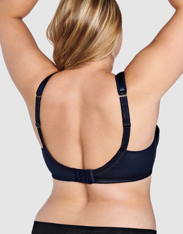 Naturana - Cotton Blend Full Coverage Wide Strap Bra