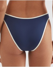Polo Ralph Lauren - Logo Icons Scoop Waist High Leg Bikini Bottom
