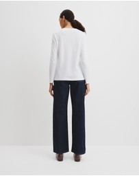 Country Road - Australian Good Earth Cotton Textured Slub T-shirt