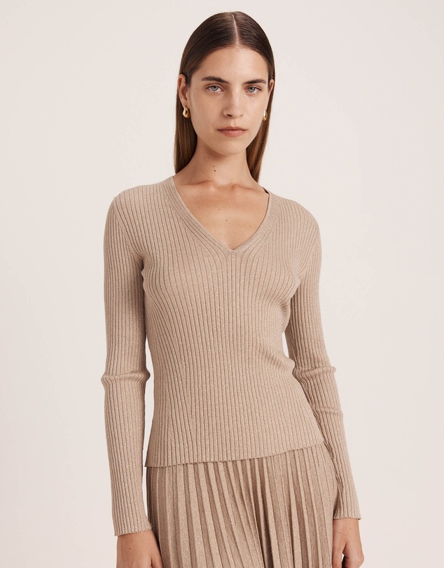 SABA - Mariya Sparkling Long Sleeve Top