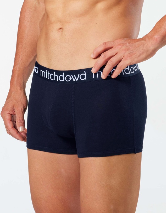 Mitch Dowd - Mens Bamboo Trunk 3 Pack - Navy