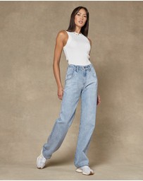 DRICOPER DENIM - Seville Straight Leg Blue Jeans