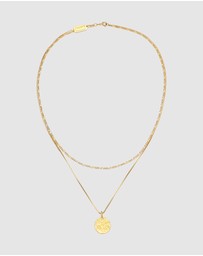 Kuzzoi - ICONIC EXCLUSIVE - Necklace Men Layer Figaro Venetian in 925 Sterling Silver Gold Plated