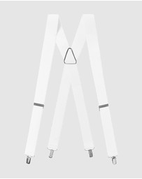 Buckle - Australian Made Plain X Back Braces. 35mm width.