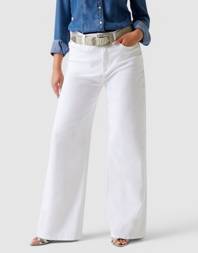 GUESS - High-Rise Mardi Wide Leg Jeans