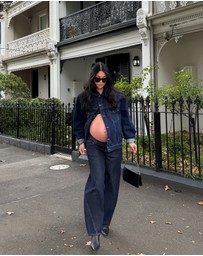 Soon Maternity - Milo Barrel Leg Jeans