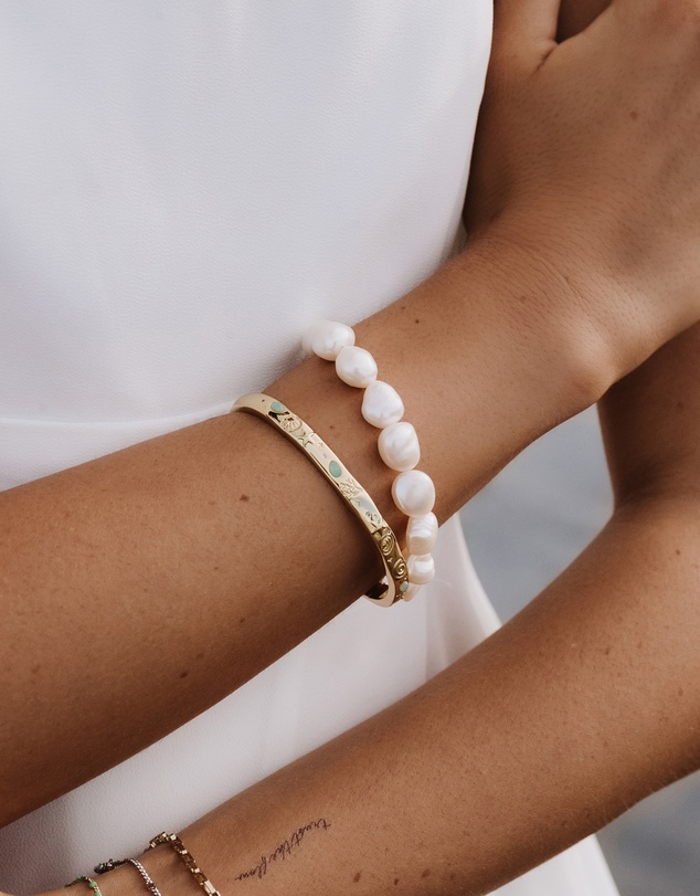 Wanderlust + Co - Keepsakes Aventurine Bangle