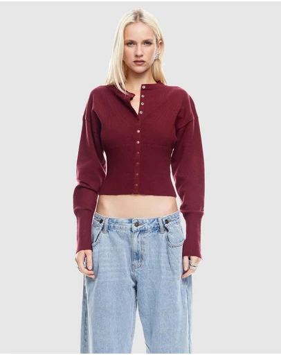 Lioness - Head In The Clouds Cardigan - ICONIC EXCLUSIVE