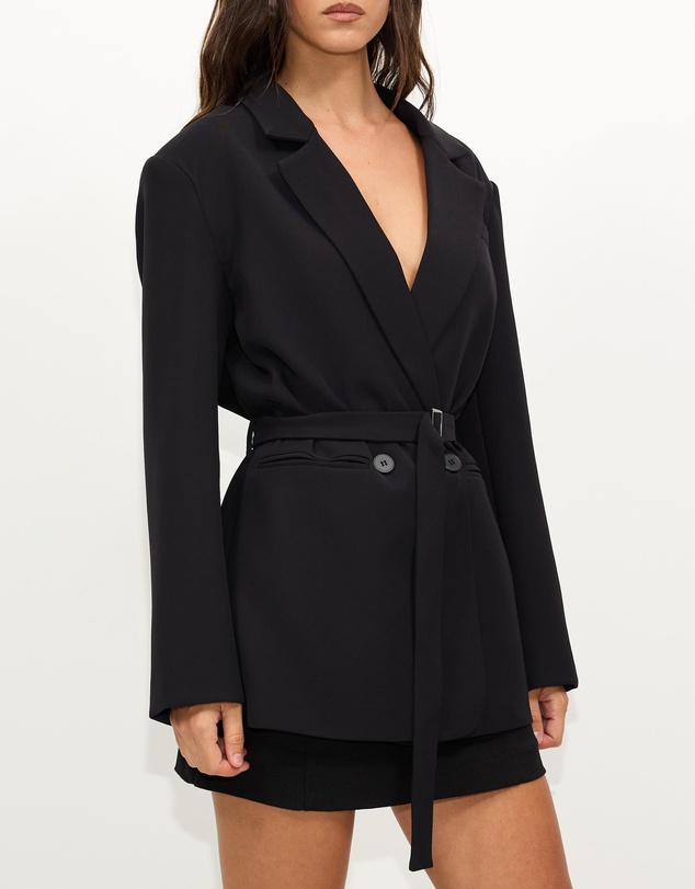 Dazie - Dune Belted Blazer
