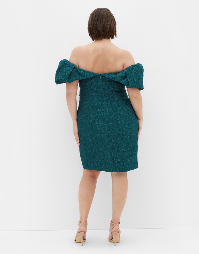 City Chic - Jez Puff Sleeve Mini Dress