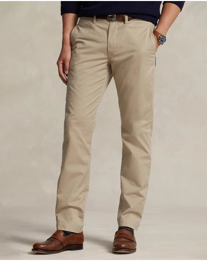 Polo Ralph Lauren - ICONIC EXCLUSIVE - Stretch Straight Fit Washed Chino Pants