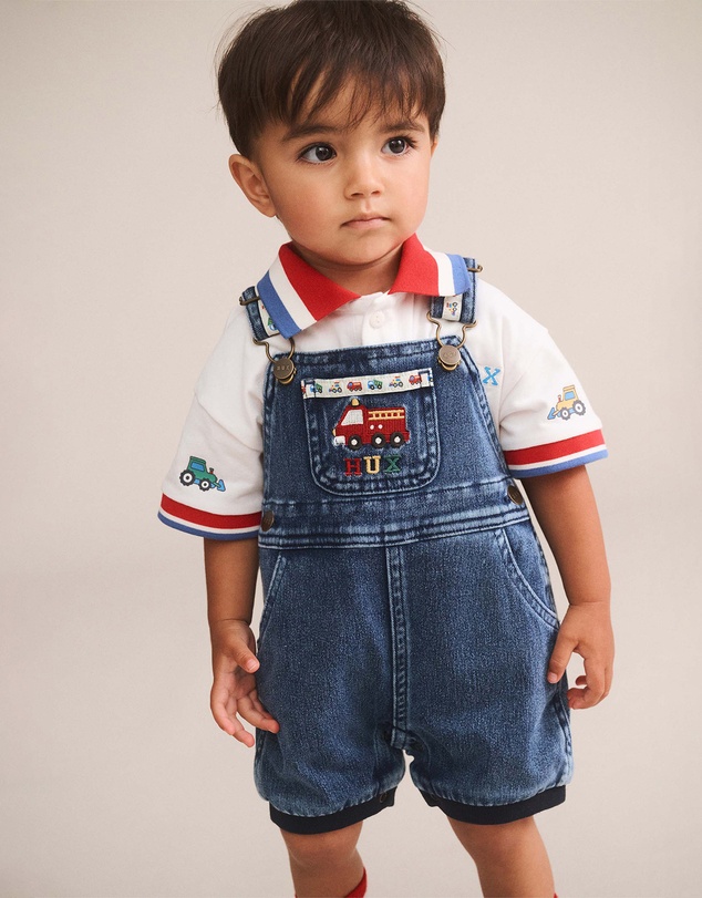 Huxbaby - Construction Hux Knit Romper - Babies-Kids