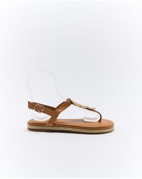 Walnut Melbourne - Ada Leather Sandal
