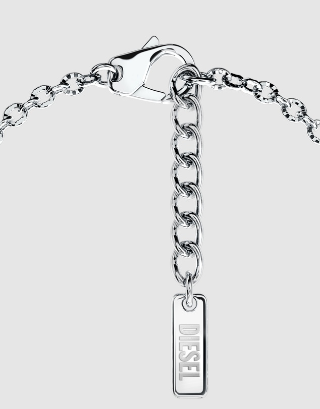 Diesel - D Logo Silver Bracelet