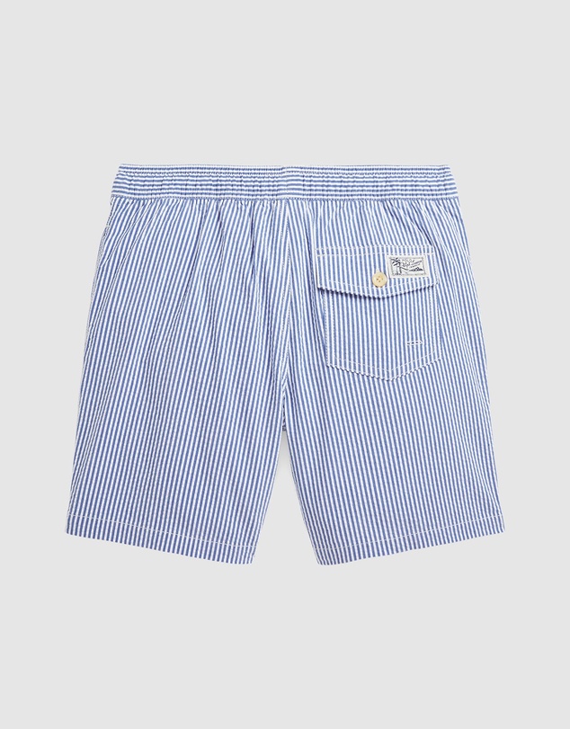 Polo Ralph Lauren - Traveler Stretch Seersucker Swim Trunks - Teens