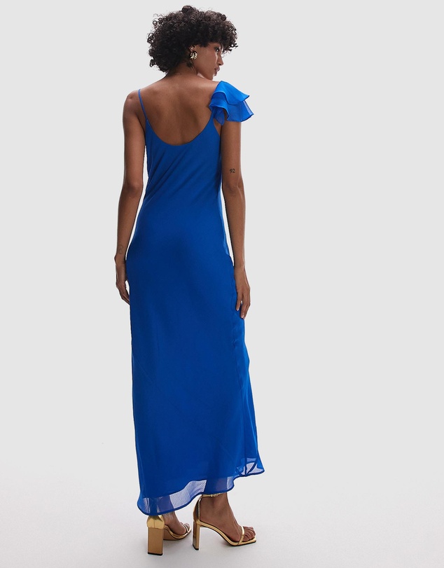 TOPSHOP - Flutter Sleeve Midi Occasion Dress