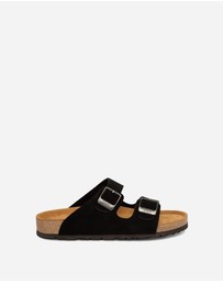 Ozwear Connection Uggs - Ugg Aussie Victoria Suede Leather Unisex Slipper