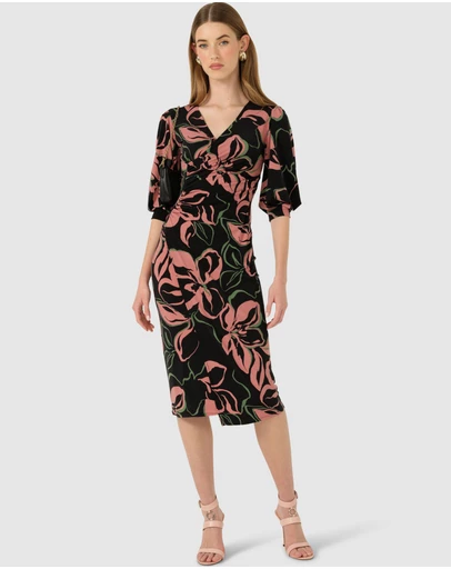 SACHA DRAKE - Allegra Faux Wrap Dress