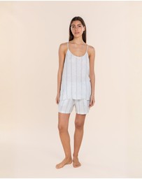 Gingerlilly - Polly Linen Cami and Short Set