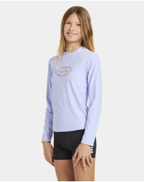 Billabong - Girls 6 to 16 Surf Club Long Sleeve Rash Vest