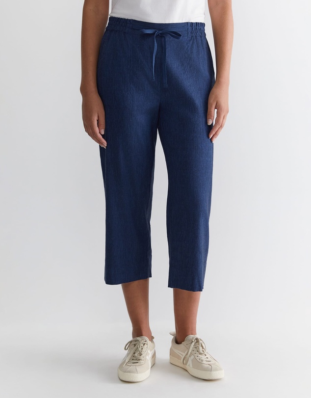 Sportscraft - Rosa Crop Linen Pant