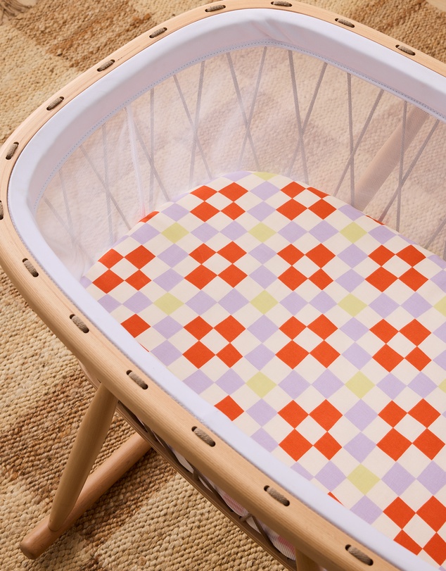 Sheet Society - Leo Washed Cotton Baby Fitted Sheet