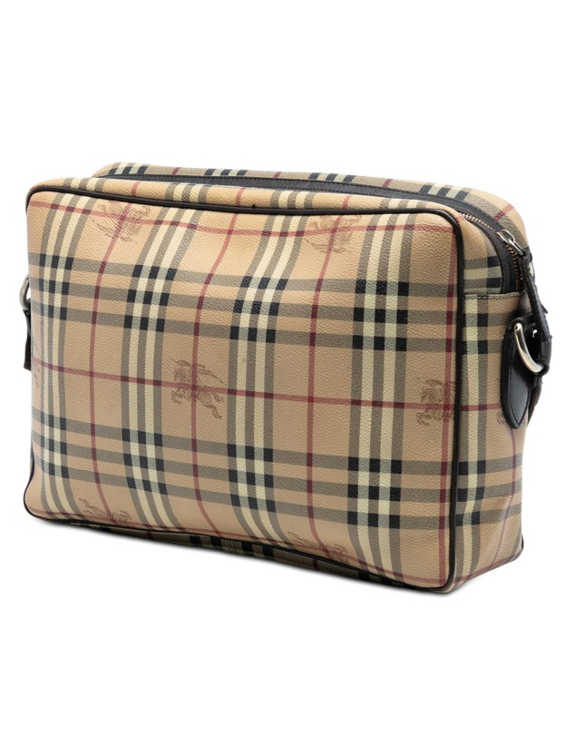 Pre-Loved by Azura Reborn - Pre-Loved Haymarket Check Coated Canvas Messenger Bag