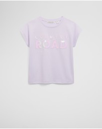Country Road - Organically Grown Cotton Sequin Logo T-shirt