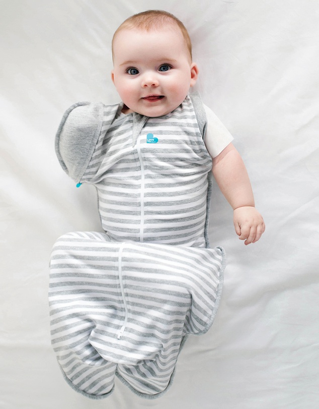 Love to Dream - Transition Bag 1.0 TOG Stretch Cotton Stripe in Grey
