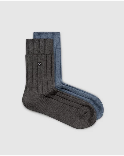 Sockdaily - Anchor & Stone 2 Pack Quarter Socks