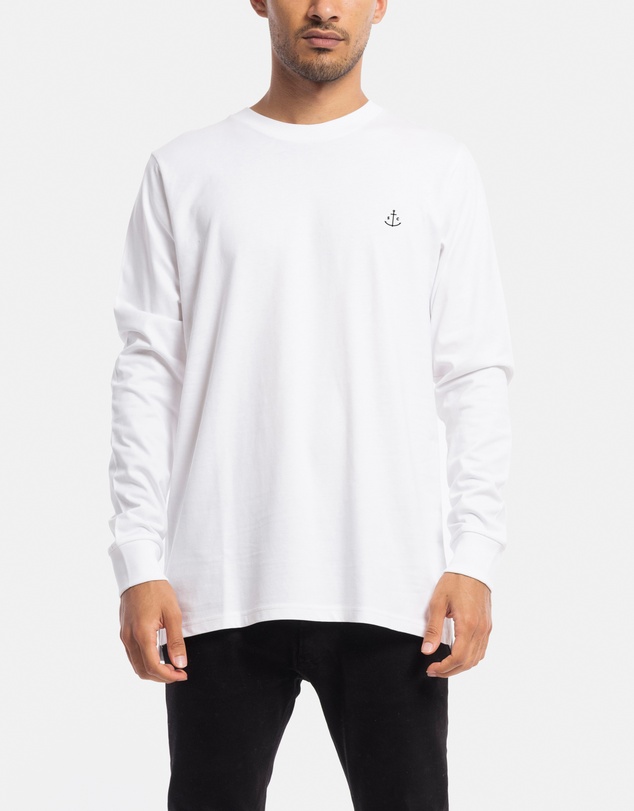 Stock & Co. - Stock & Co Anchor Embroidery Long Sleeve Tee