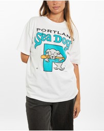 Vintage by The Real Deal - Pre Loved - 1996 MLB Portland Sea Dogs Tee