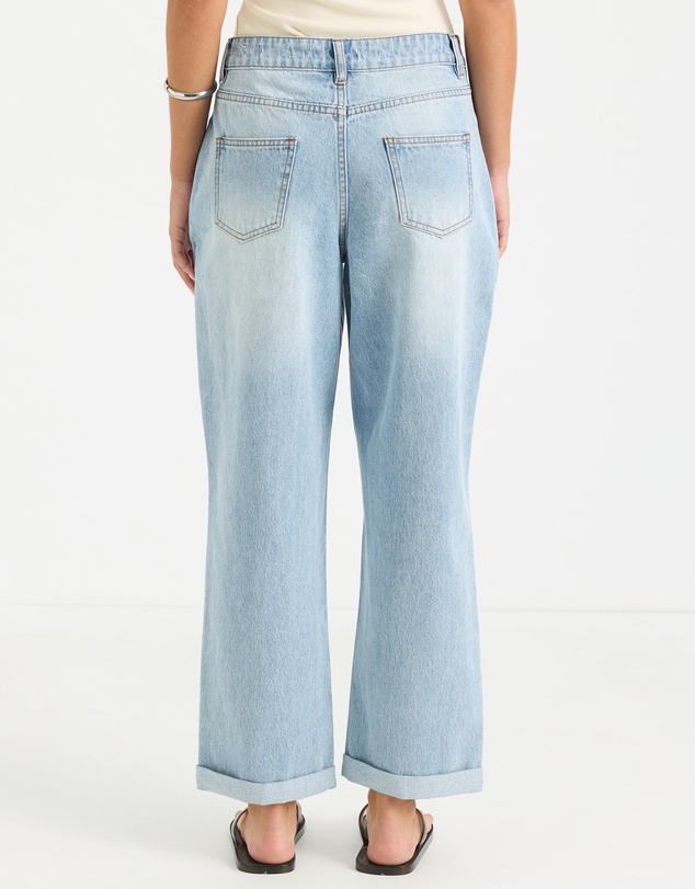 Calli - Turn Up Jeans
