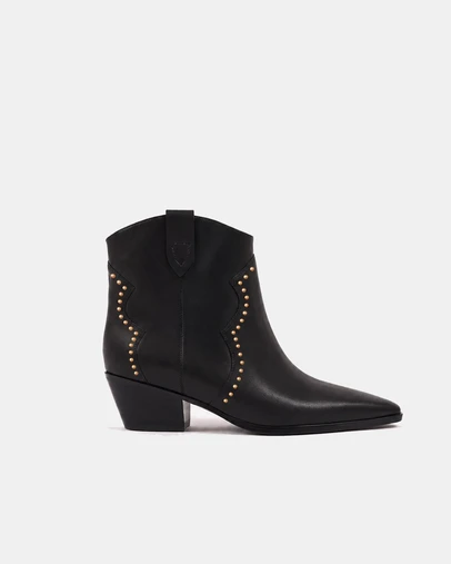 Sol Sana - Alta Ankle Boot Black/Gold