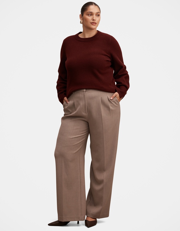 Forever New Curve - Eva Curve Pleated Wide Leg Pants