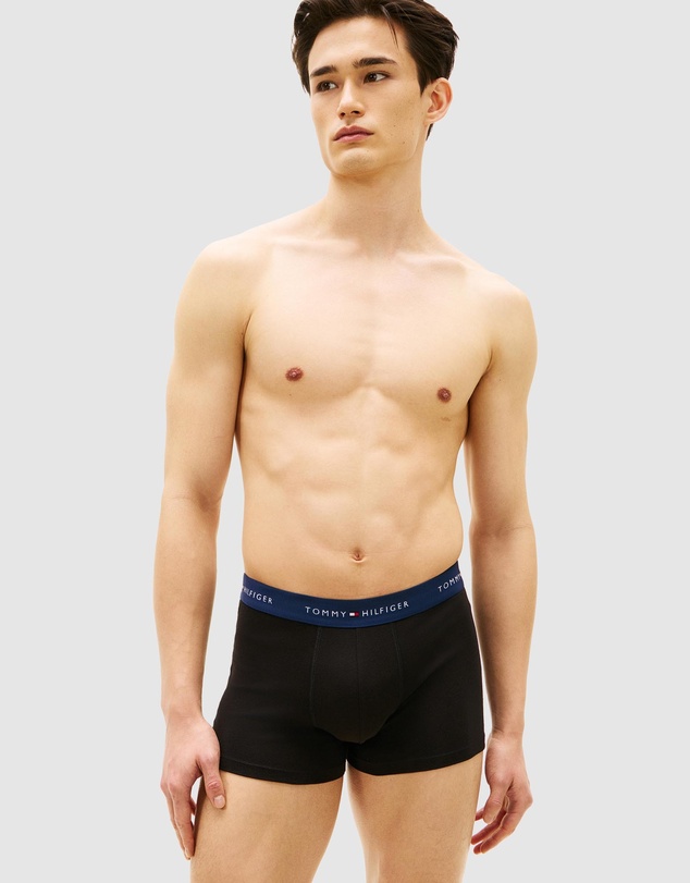 Tommy Hilfiger - 3-Pack Signature Repeat Logo Waistband Trunks