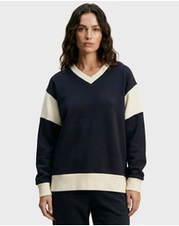 Academy Brand - Maggie Contrast V Sweat