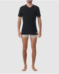 adidas Sportswear - 3 Pack Active Core Cotton V-Neck T-Shirt