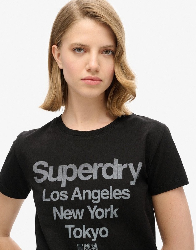 Superdry - Core Logo City Fitted Slim Fit Tee